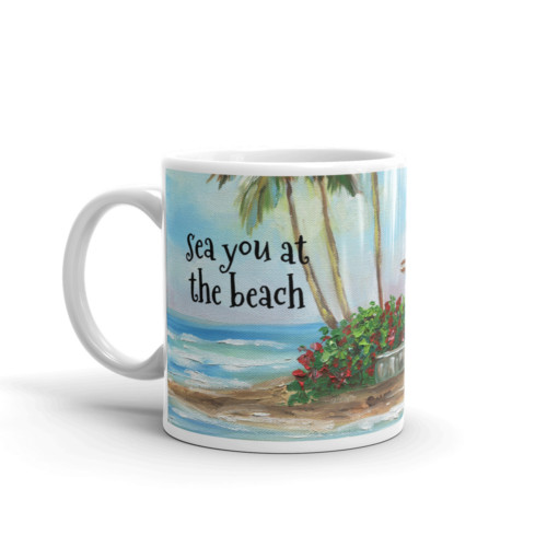 beach mug