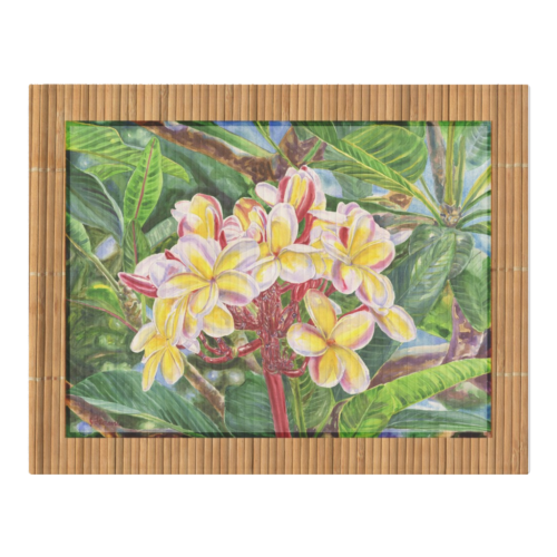 Plumeria table placemats